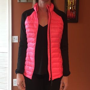 Bright Pink and Black Jacket